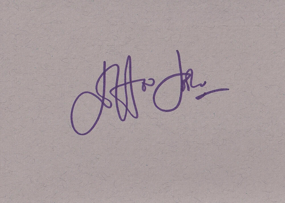 Sir Elton John Signed Autograph 4x5 Index Card COA
