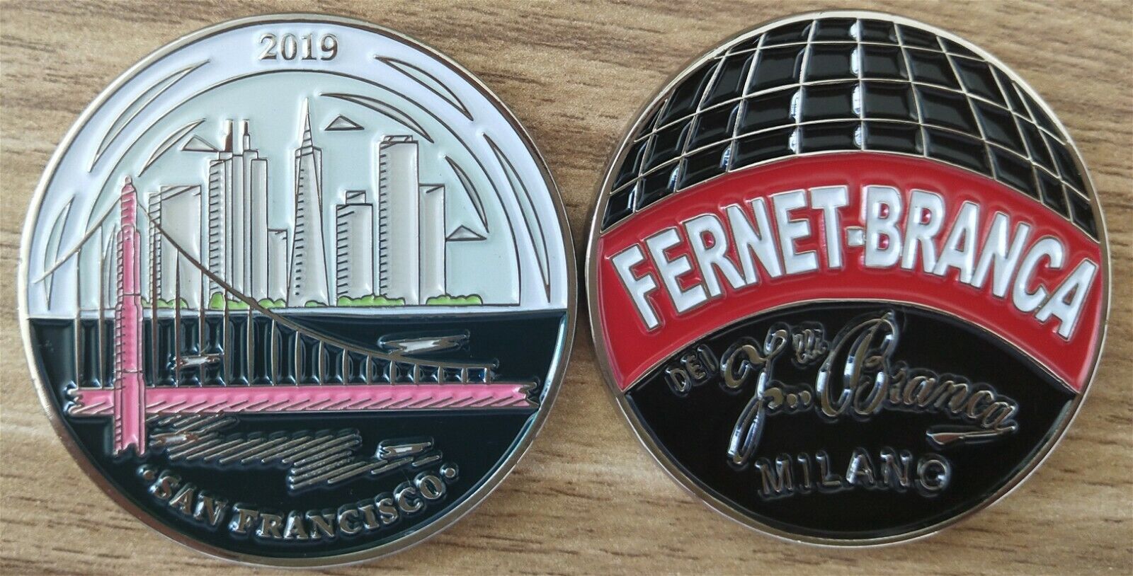 Fernet Branca San Francisco Challenge Coin