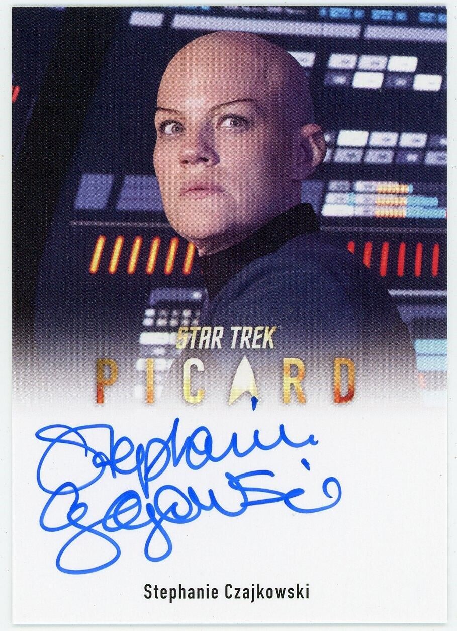 Star Trek Picard Seasons 2 & 3 A78 Stephanie Czajkowski Autograph EX LIMITED