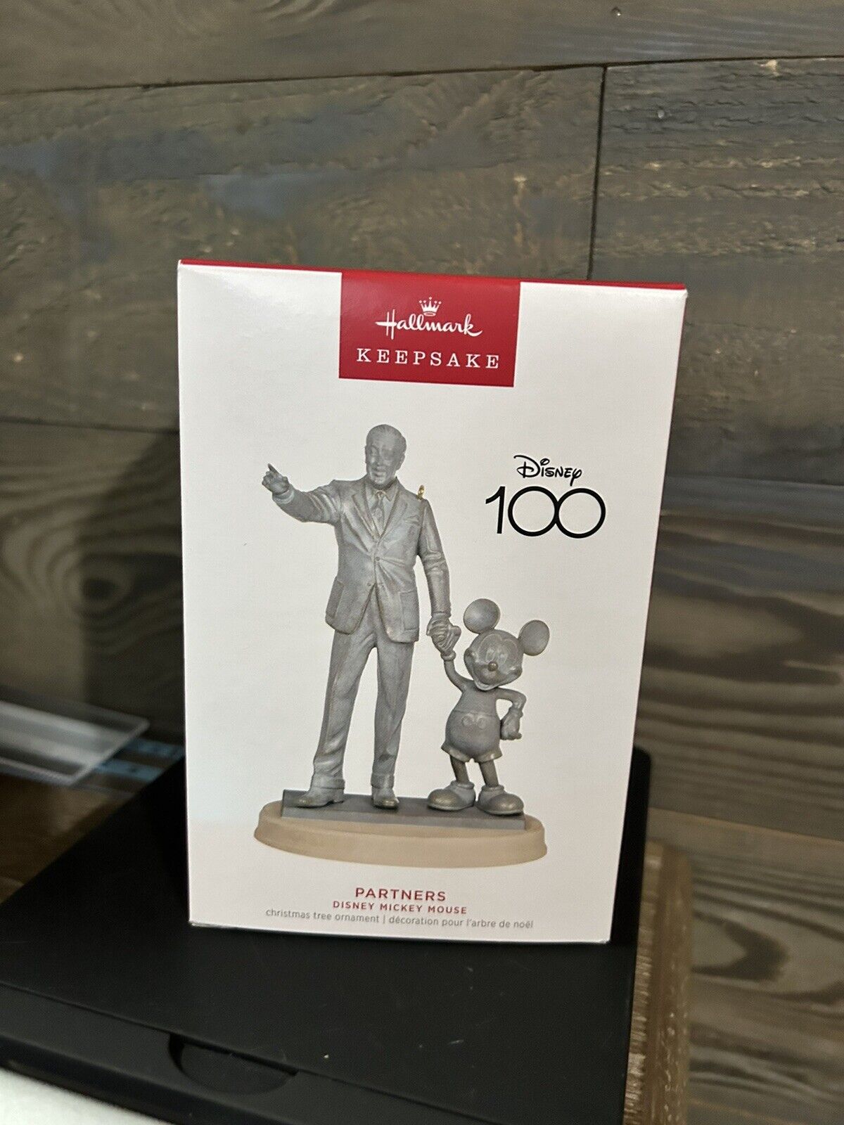 2023 Hallmark Keepsake Ornament PARTNERS - Disney 100 Mickey Mouse & Walt Disney