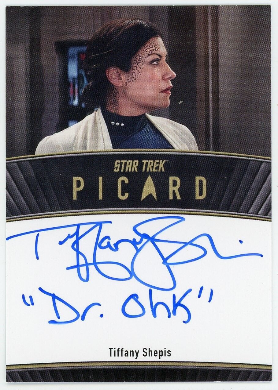 Star Trek Picard Seasons 2 & 3 Tiffany Shepis Inscription Autograph SCARCE 50