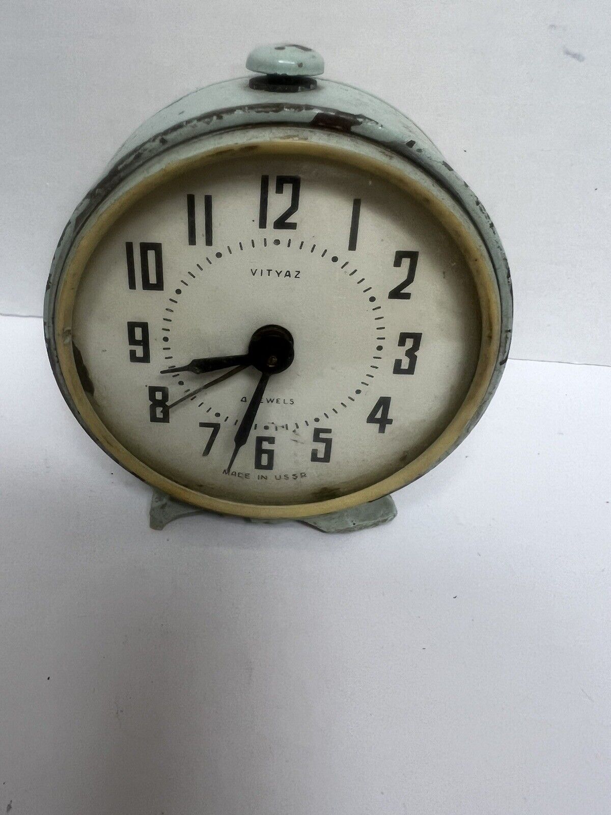 Vintage Soviet desktop Alarm clock Vityaz USSR