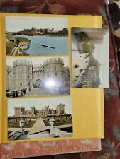 Lot Antique Thames St. England Windsor Castle View Historic Landmark Postcard W1 picture