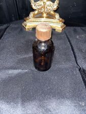 Vintage 1950s Amber Glass Bottle of Lysol Brand Disinfectant w/Label 6oz picture