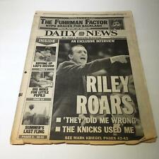 NY Daily News: Sept 3 1995 Riley Roars picture