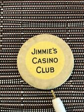 1930’s Jimmie’s Casino Club Reno Nevada Chip picture