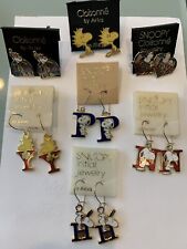 Vintage Peanuts Snoopy 7  Closionne Jewelry Aviva Earnings  New NOS picture