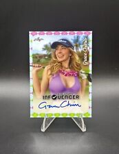 2022 Leaf Pop Century Influencer Grace Charis Blue Ink On Card Auto /1347 picture