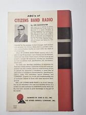  ABC'S OF CITIZENS BAND RADIO, 1st edition july 1962 - 96pgs   picture