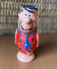 Vintage Plastic Fred Flintstone Hanna-Barbera Toy Blow Mold Bowling Game Pin picture