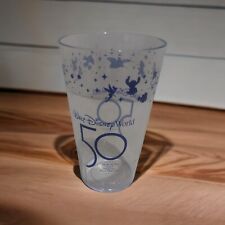 Disney Parks WDW Exclusive 50th Anniversary EARIDESCENT 4 Plastic Juice Cups NEW picture