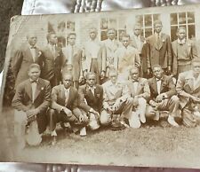 AFRICAN AMERICAN GROUP OF MEN In Snappy Suits Cool Looking High School PHOTO picture