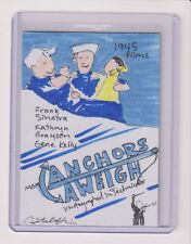 2021 HISTORIC AUTOGRAPHS ANCHORS AWEIGH SKETCH CARD - CRYSTAL HARING picture