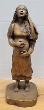 2000 Kathleen M. Aucoin SC Pregnant Woman Figurine Sculpture Artist Signed  picture