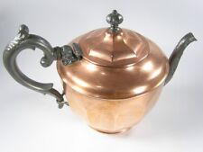 Vintage Manning Bowman Copper Pewter Teapot Kettle #3251  picture