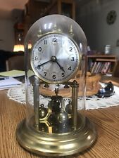 VINTAGE UHRENFABRIK HERR K.G ANNIVERSARY CLOCK WITH DOME - MADE IN GERMANY picture