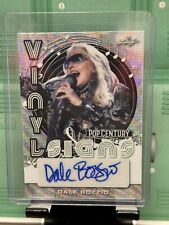 Dale Bozzio /50 Silver Wave Vinyl Signs Autograph Card 2022 Leaf Pop Century picture