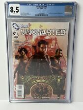 Uncharted #1 CGC 8.5 First Print DC Comics Nathan Drake Based On The Video Game picture