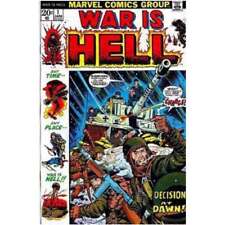 War Is Hell (1973 series) #1 in Fine minus condition. Marvel comics [j/ picture