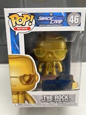 FUNKO POP WWE SMACKDOWN 20th ANNIVERSARY: THE ROCK (Gold) NEW picture