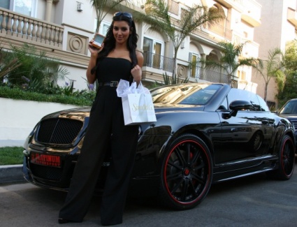 Kim Kardashian's Bentley | Celebrity Carz