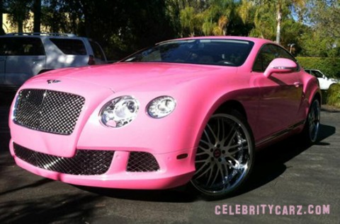 Bentley on Carz    Blog Archive    Nicki Minaj   Pink Bentley Continental Gt