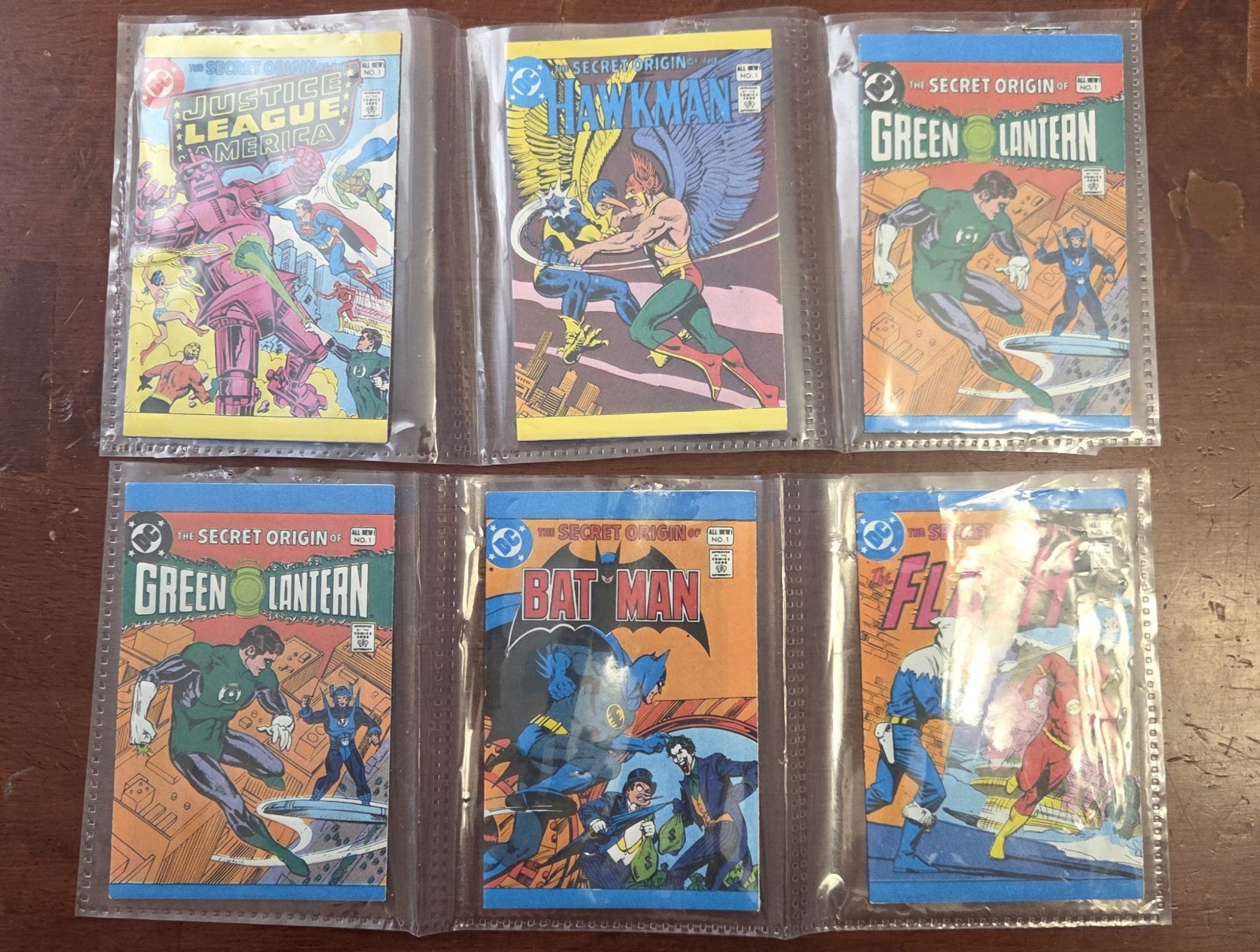 DC COMICS SECRET ORIGIN SERIES MINI COMICS VERY RARE AND COLLECTIBLE ...