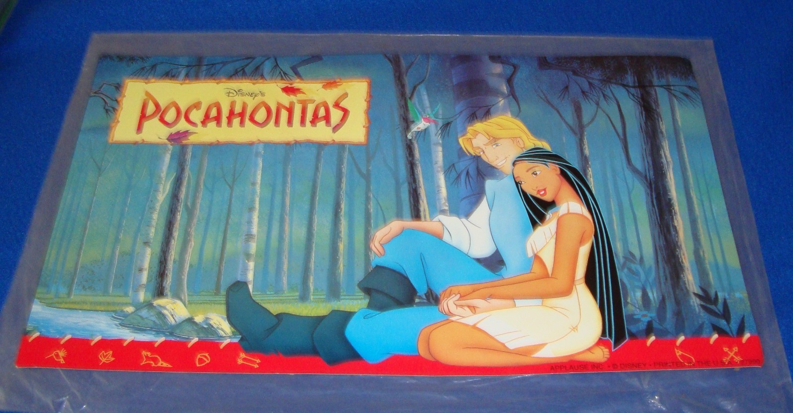 Disney Retired 1990's Pocahontas Applause Display Sign 