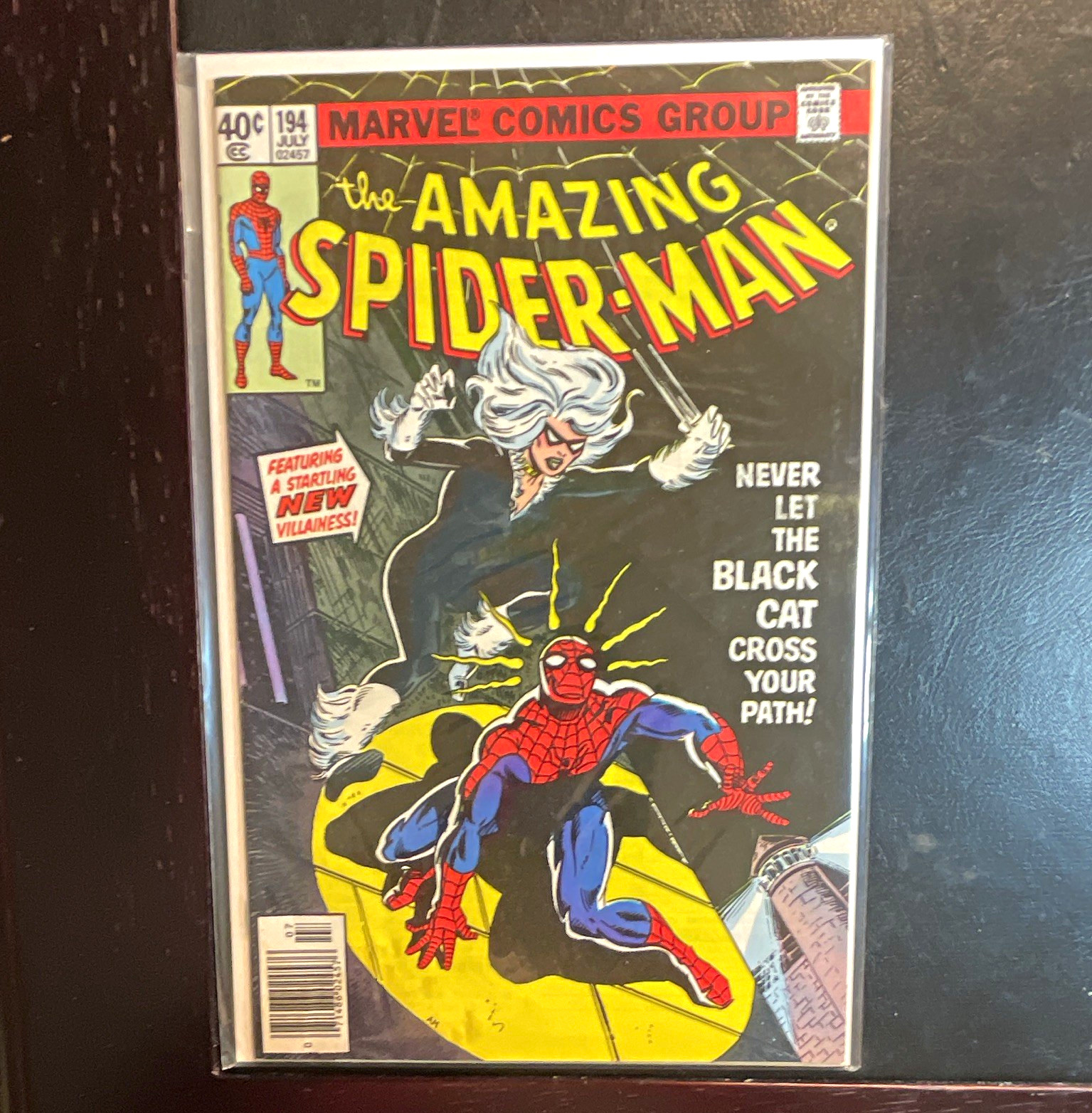 The Amazing Spider-Man #194 Marvel Bronze Age Black Cat Marv Wolfman Pollard
