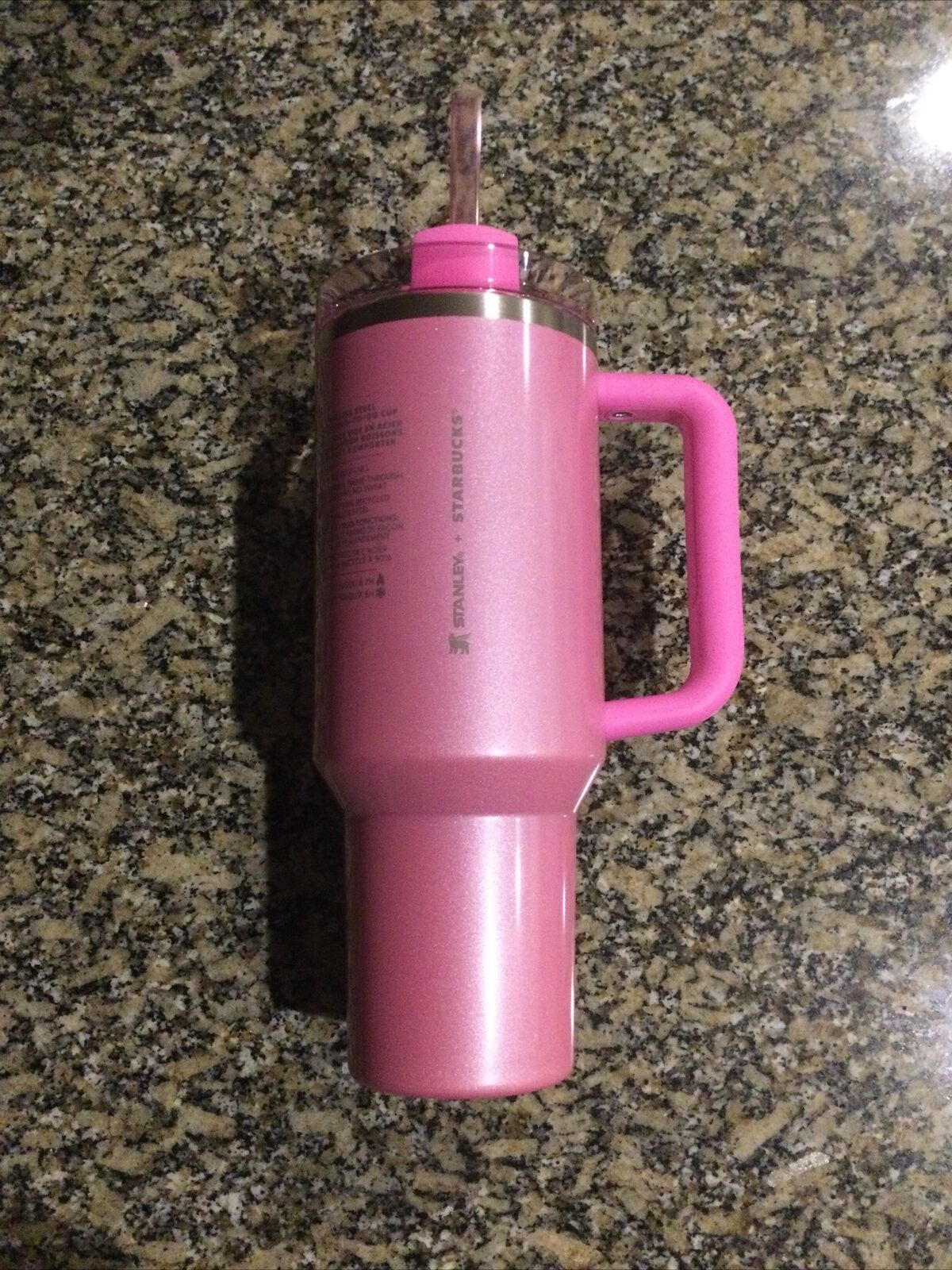 Stanley x Starbucks Exclusive 2024 Pink 40oz Tumbler NEW Early Release