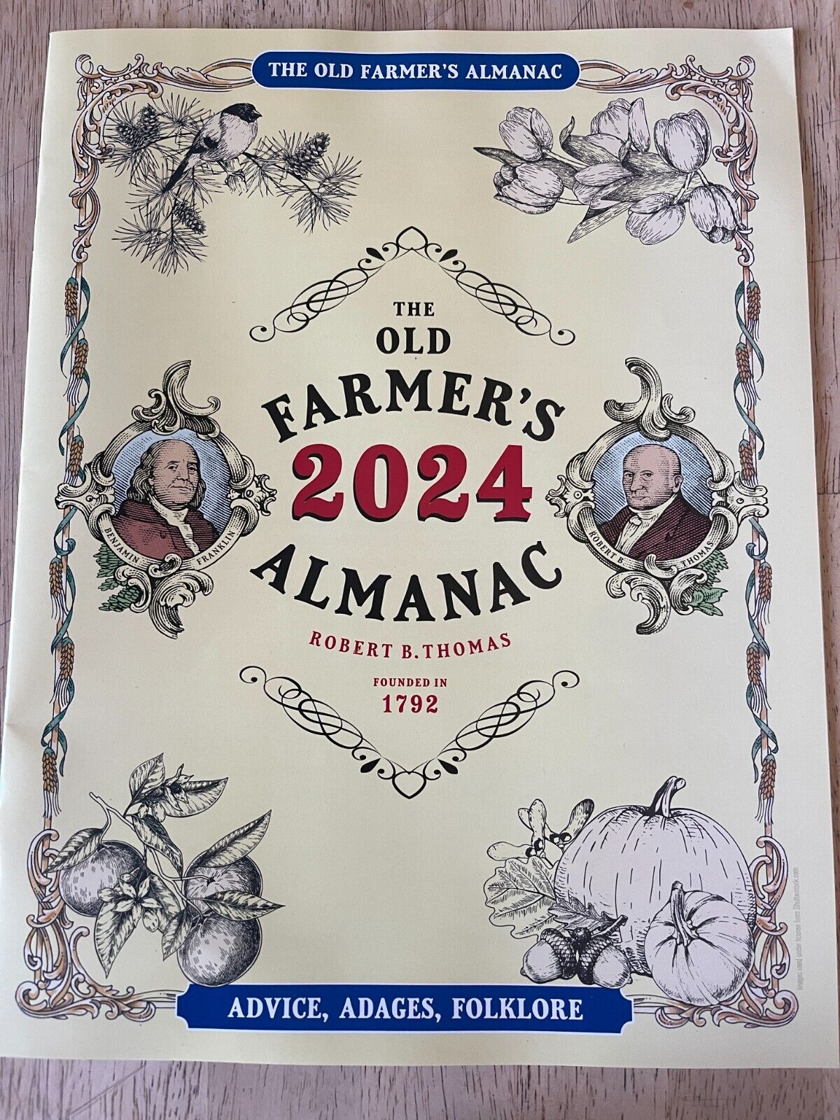 Boy\'s Town The Old Farmer\'s Almanac 2024 Robert B. Thomas New