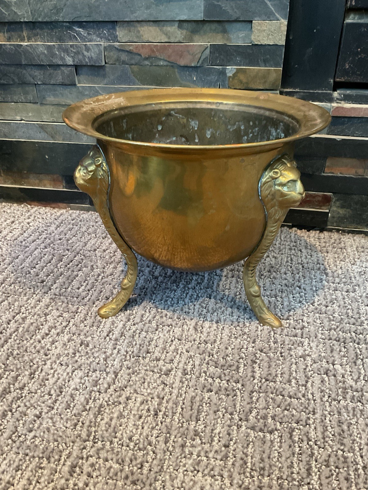 Vintage Mottahedeh For Connoisseur Lion Head Claw Foot Vase Urn Jardiniere