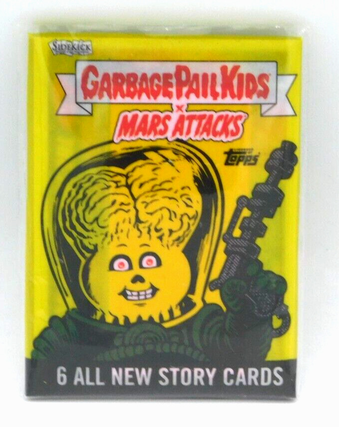 Mars Attacks Uprising Garbage Pail Kids GPK Sealed Collector 6 Card Set 2021