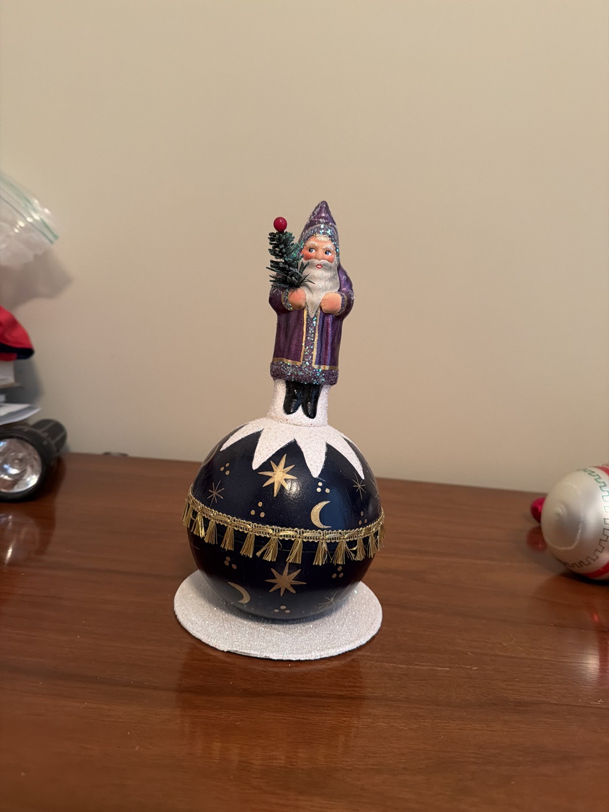 Christopher Radko Ino Schaller 1996 Santa Celestial Orb Figurine Ltd Ed /600