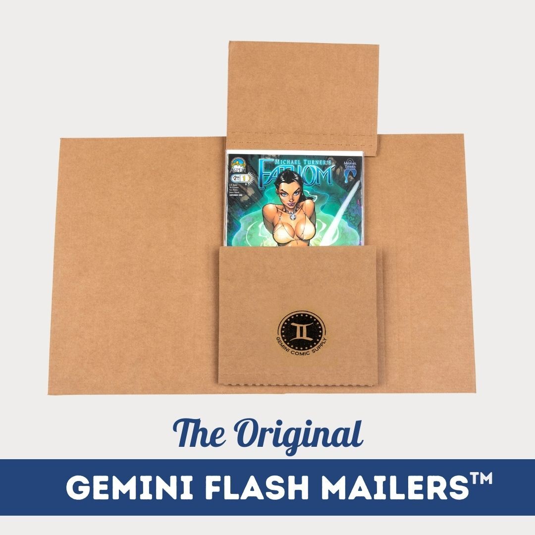 GEMINI Comic Book Flash Mailers (Ships comics, books, graphic novels, manga)