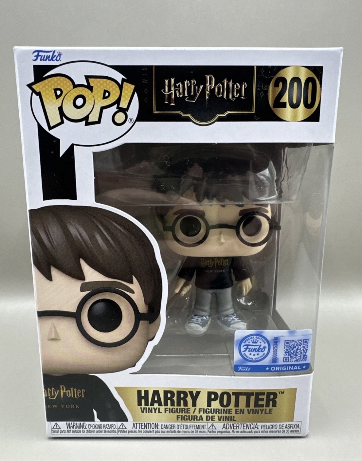 Harry Potter New York NY Exclusive Harry Potter Funko Pop Vinyl Figure 200 NIB