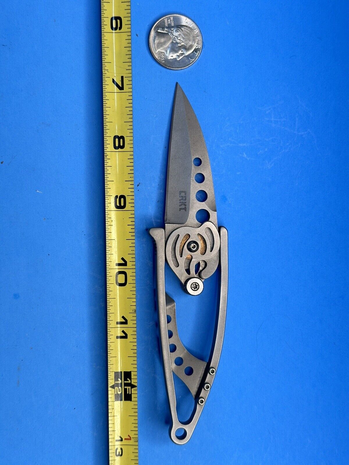 Columbia River Knife & Tool CRKT Lock Blade Knife - 5102 VAN HOY Snap Lock. #79A