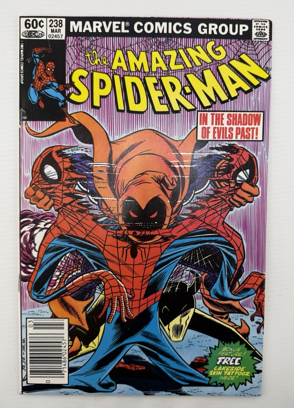 The Amazing Spider-Man #238 Newsstand Variant, Marvel 1st Hobgoblin, No Tattooz