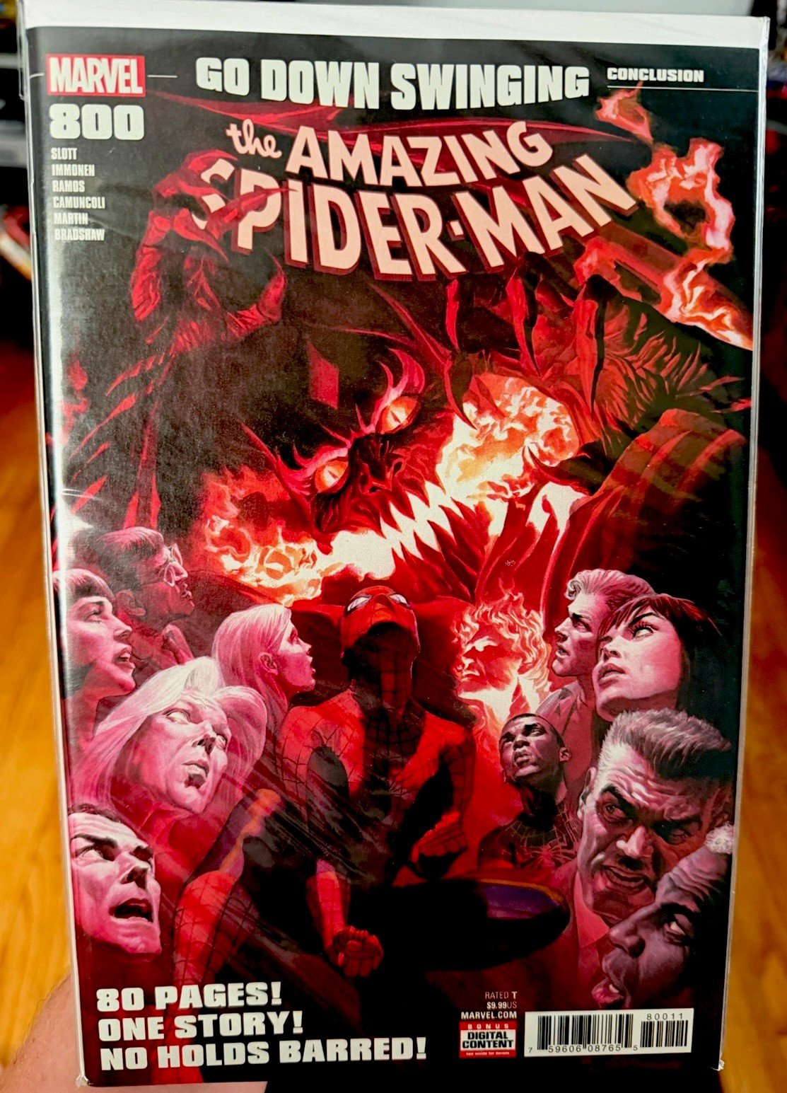 Marvel The Amazing Spider-Man Comic Lot #800 #801 + Behind-the-Scenes Ed #1