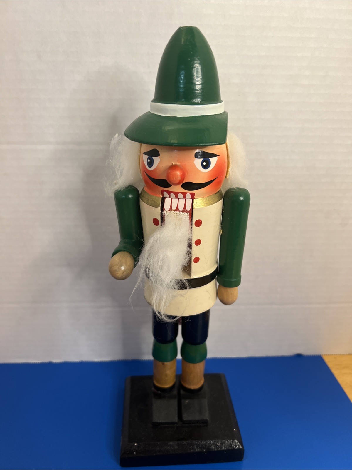 Vintage Green Nutcracker Handcrafted Wooden 12” Walgreens Exclusive Hand Painted Vintage Green Nutcracker Handcrafted Wooden 12” Walgreens Exclusive Hand Painted