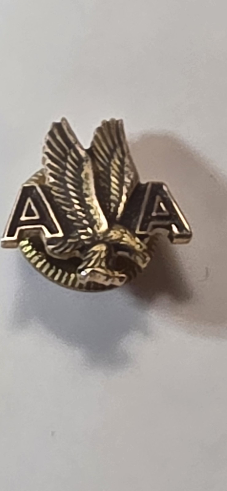 Vintage American Airlines AA 10k Gold  1940"s  Service Pin.   -RARE-
