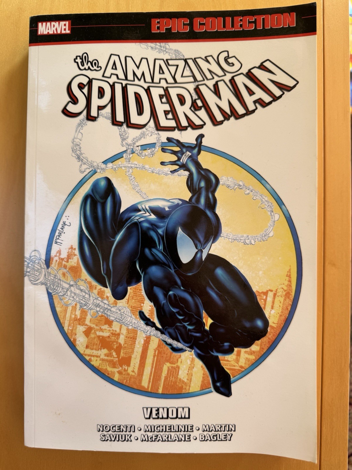 Amazing Spider-Man Epic TPB Vol 18 Venom - Marvel - McFarlane - OOP - 1st Print