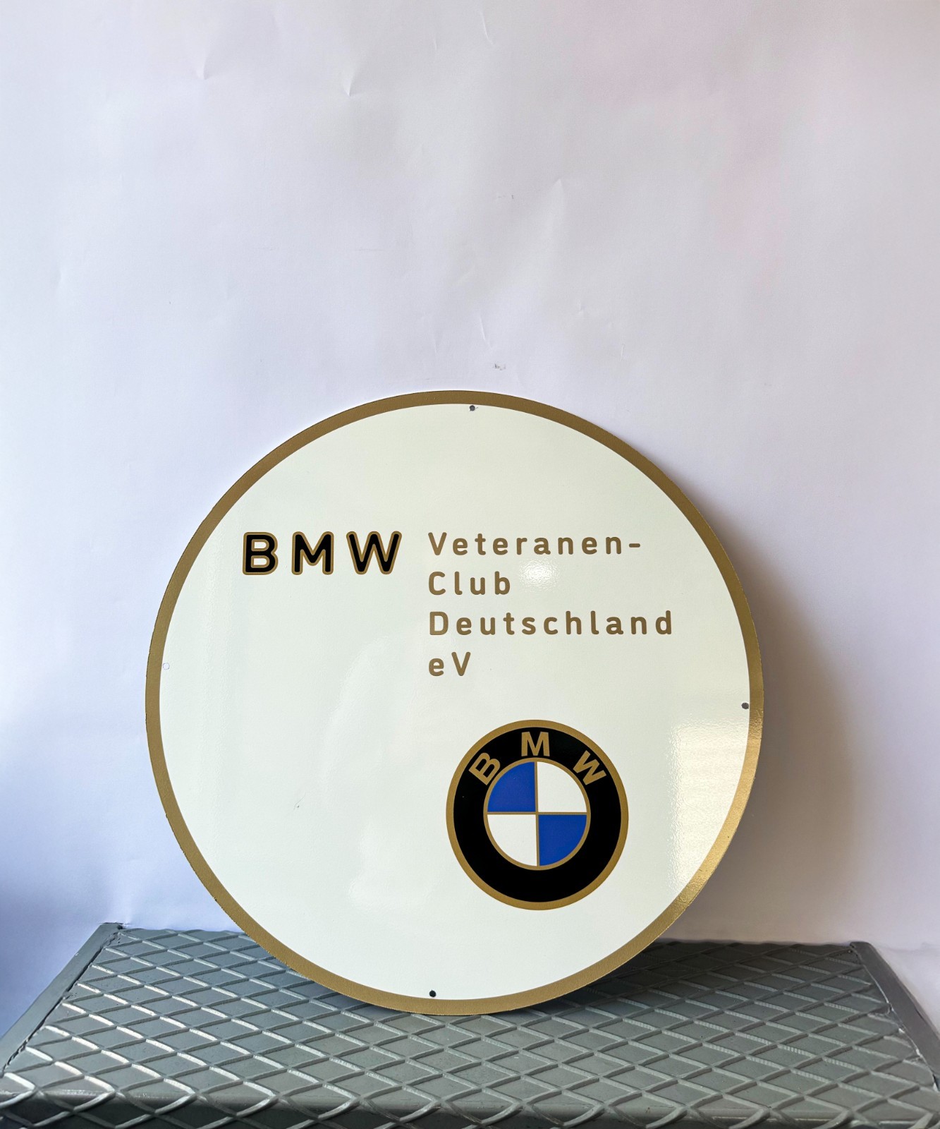 BMW Veteranen Club Deutschland e.V. Sign Official Heritage Emblem Metal Sign BMW Veteranen Club Deutschland e.V. Sign Official Heritage Emblem Metal Sign