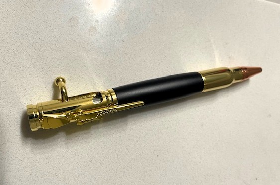 Bolt Action Rifle Pen - Great Quality - 3 Different Colors - 