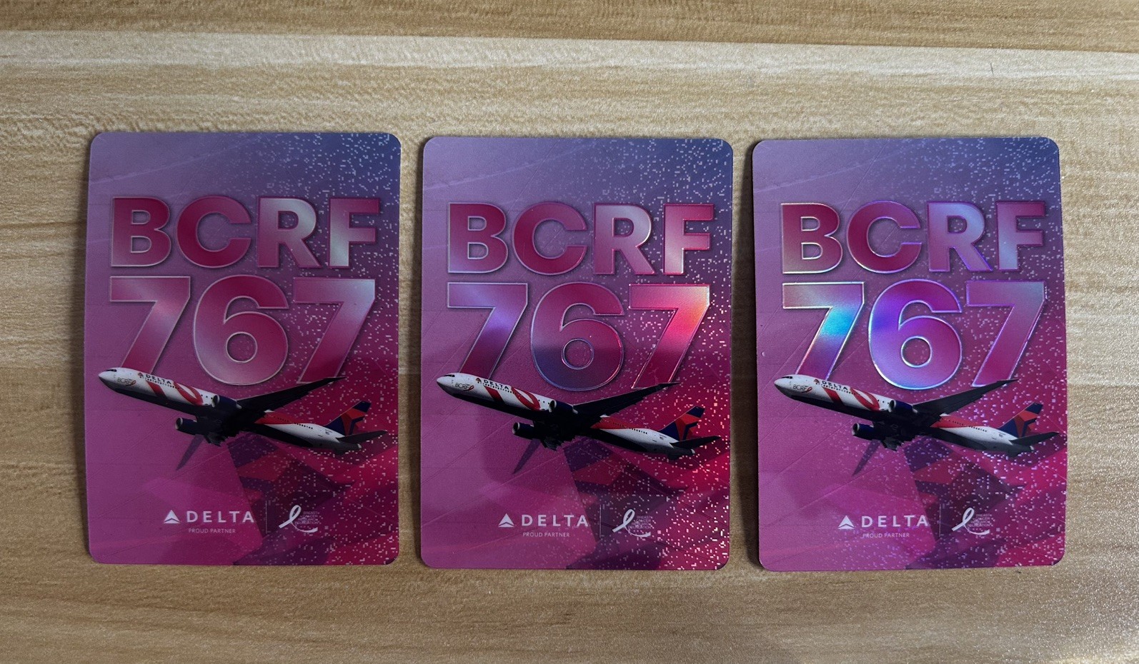 2026 Limited Edition Delta Trading Card #80 Boeing 767-400 BCRF