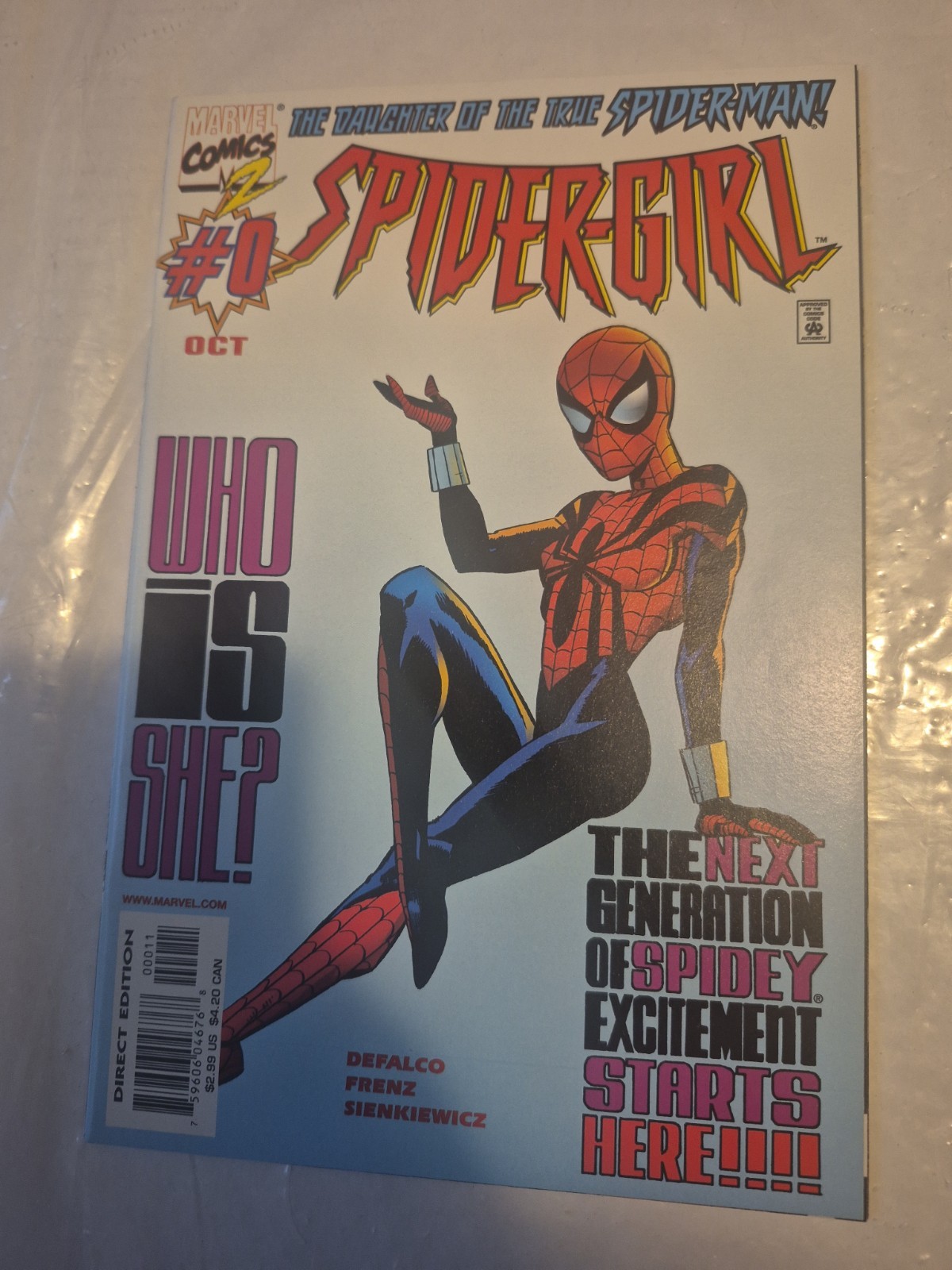 Marvel Comics Spider-Girl 1998 Issue #0 First Appearance Daughter Of Spider-Man