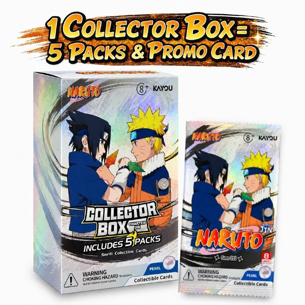 KAYOU NARUTO Collector Box Chapter Jin 3 5 Packs and Promo New US Version KAYOU NARUTO Collector Box Chapter Jin 3 5 Packs and Promo New US Version