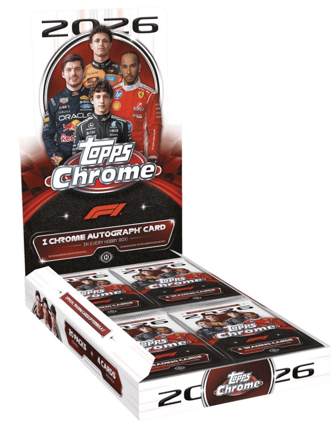2026 Topps Chrome Formula 1® - Hobby Box Sealed preorder