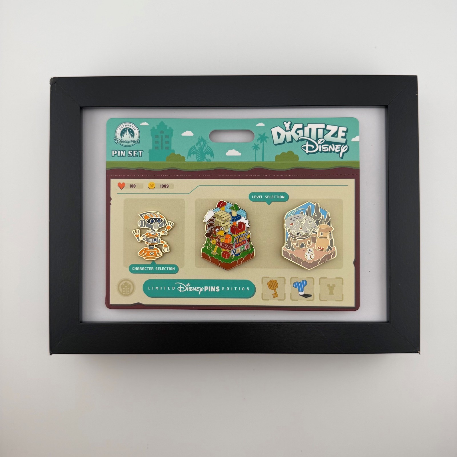 1600 Click Pin Disney Parks - 2026 Digitize Disney Hollywood Studios DJ-R3X 3 Pin Set ...