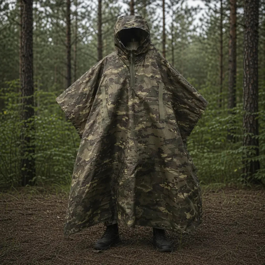 Anti-thermal imaging (anti-drone) raincoat DOUBLE-SIDED SPRING-SUMMER 🇺🇦